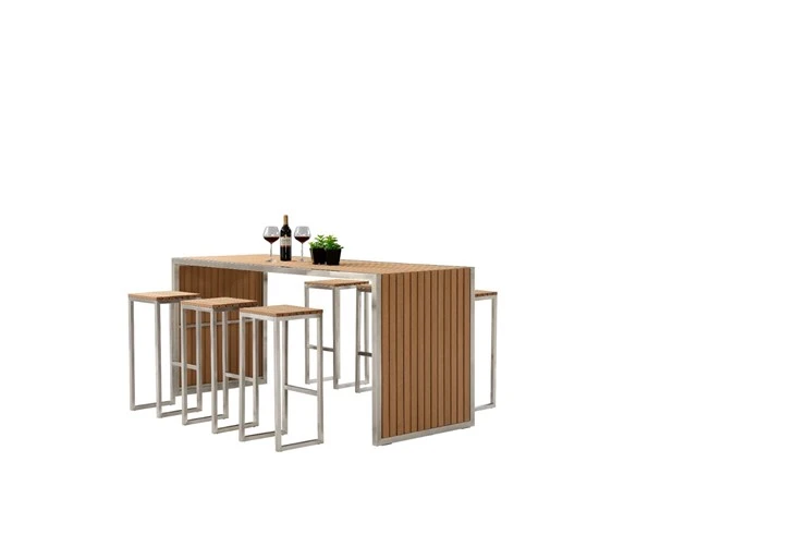 Outdoor Bar Stool Bar Table WPC Series